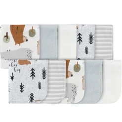 10-Pack Baby Boys Bear Washcloths