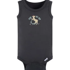 4-Pack Baby Boys Blue Bike Sleeveless Onesies® Bodysuits
