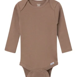 6-Pack Baby Boys Blue, Green, Brown and Yellow Long Sleeve Bodysuits