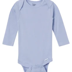 6-Pack Baby Boys Blue, Green, Brown and Yellow Long Sleeve Bodysuits