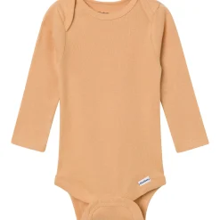 6-Pack Baby Boys Blue, Green, Brown and Yellow Long Sleeve Bodysuits