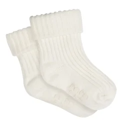 4-Pack Baby Boys Blue Rolled Cuff Ribbed Socks