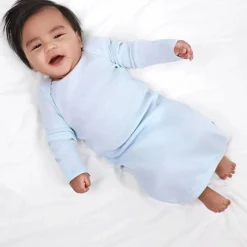 3-Pack Baby Boys Blues Lap Shoulder Gowns