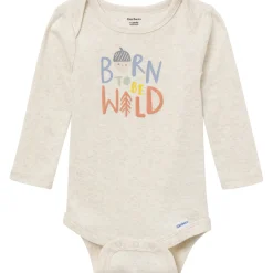 3-Pack Baby Boys Born To Be Wild Long Sleeve Onesies® Bodysuits