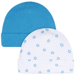 2-Pack Baby Boys Boy Stars Caps