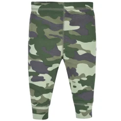 4-Pack Baby Boys Camo & Gray Active Pants