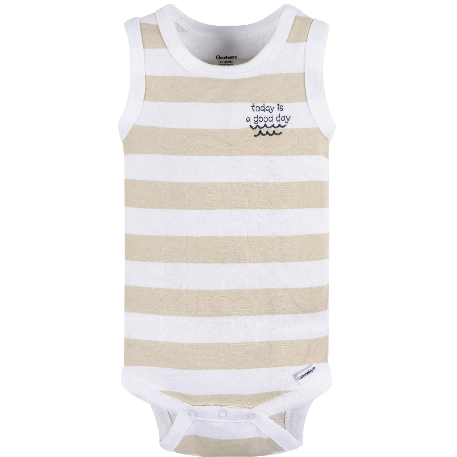 4-Pack Baby Boys Coastal Sleeveless Onesies® Bodysuits