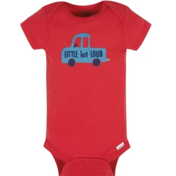 8-Pack Baby Boys Construction Zone Short Sleeve Onesies® Bodysuits
