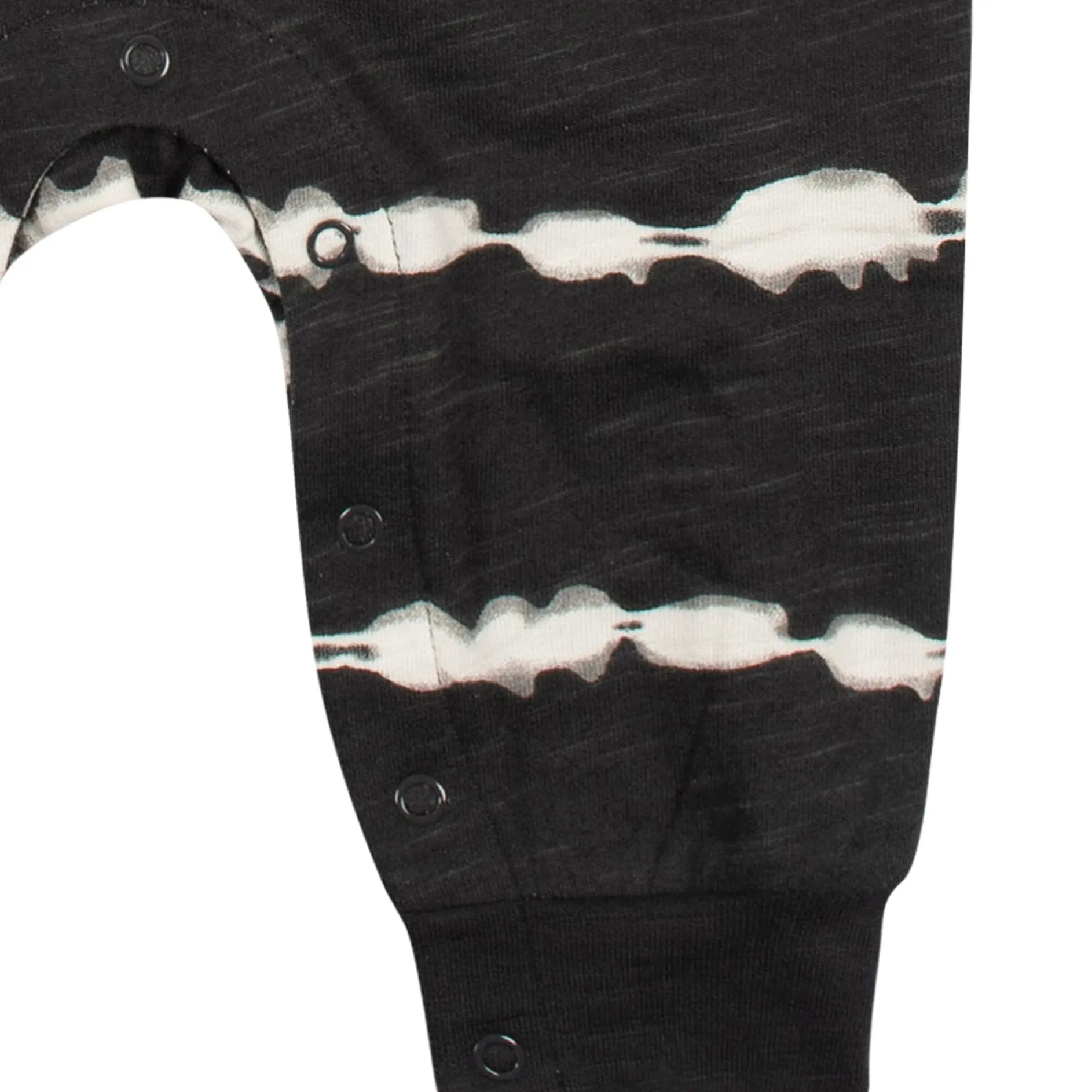 2-Pack Baby Boys Dark Gray Tie Dye & Blue Raglan Sleeve Romper