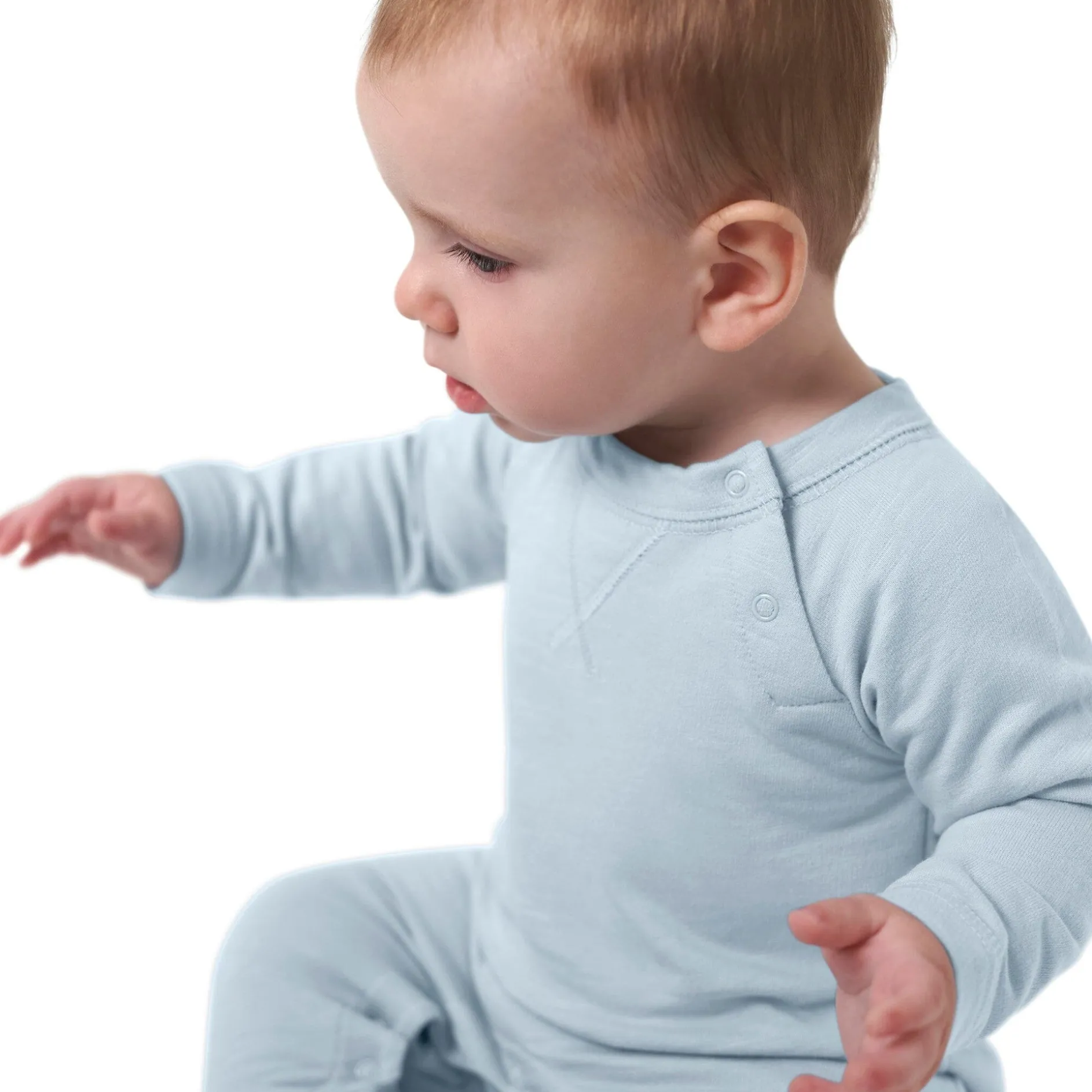 2-Pack Baby Boys Dark Gray Tie Dye & Blue Raglan Sleeve Romper