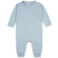 2-Pack Baby Boys Dark Gray Tie Dye & Blue Raglan Sleeve Romper