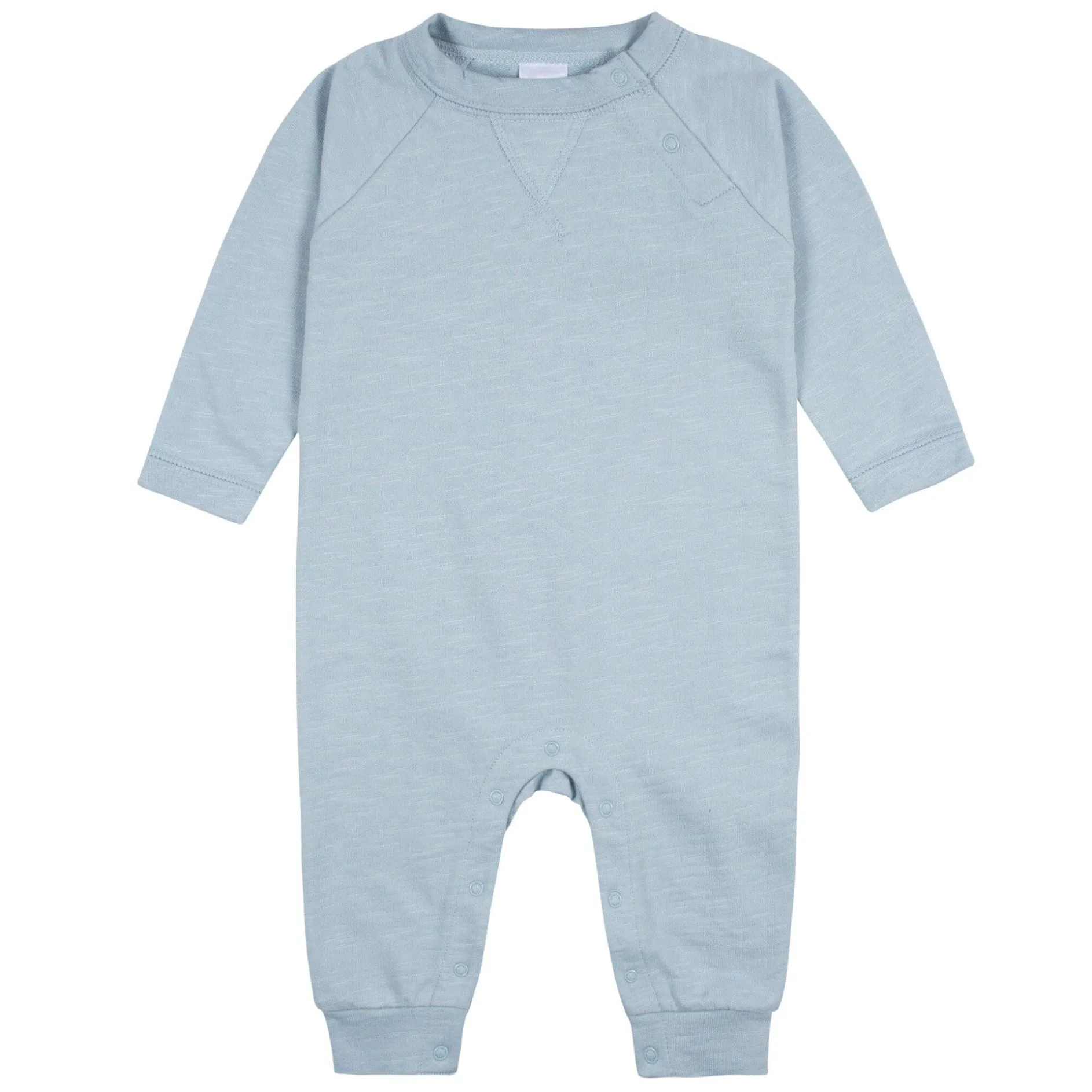 2-Pack Baby Boys Dark Gray Tie Dye & Blue Raglan Sleeve Romper