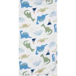 5-Pack Baby Boys Dinosaur Flannel Receiving Blankets