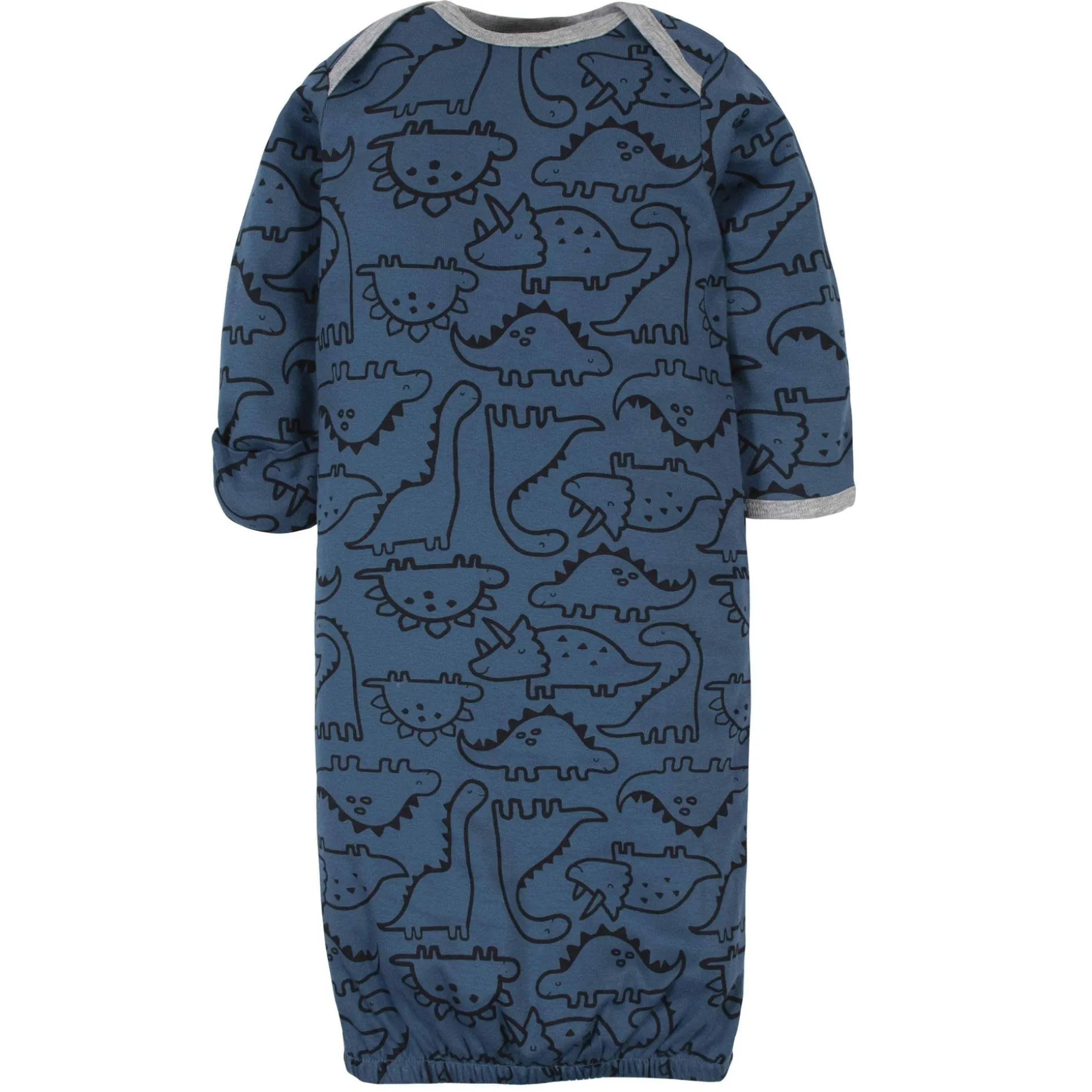 4-Pack Baby Boys Dinosaur Gowns