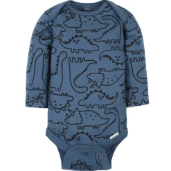 6-Pack Baby Boys Dinosaur Long Sleeve Onesies® Bodysuits