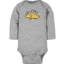 6-Pack Baby Boys Dinosaur Long Sleeve Onesies® Bodysuits