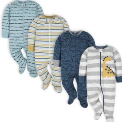 4-Pack Baby Boys Dinosaur Sleep 'N Plays