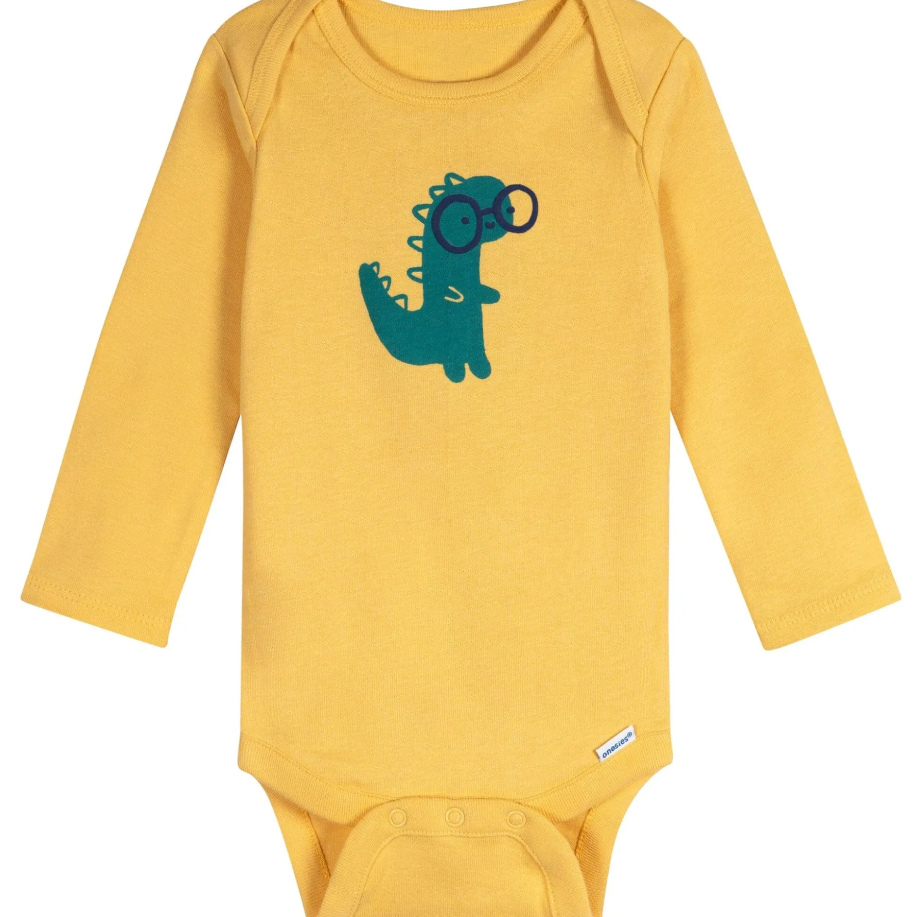 6-Pack Baby Boys Dinos Long Sleeve Onesies® Bodysuits