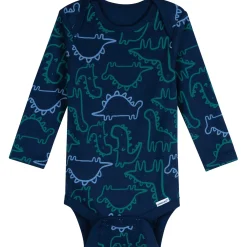 6-Pack Baby Boys Dinos Long Sleeve Onesies® Bodysuits