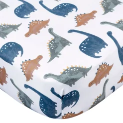 2-Pack Baby Boys Dino Time Crib Sheet