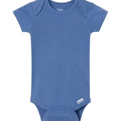 8-Pack Baby Boys Earth Rainbow Short Sleeve Bodysuits