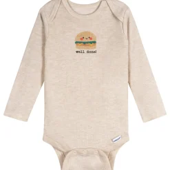 6-Pack Baby Boys Food Long Sleeve Onesies® Bodysuits