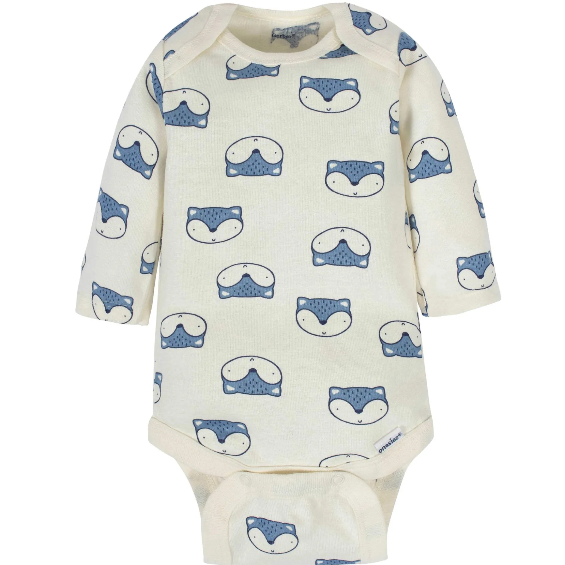 6-Pack Baby Boys Fox Long Sleeve Onesies® Bodysuits