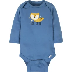 6-Pack Baby Boys Fox Long Sleeve Onesies® Bodysuits
