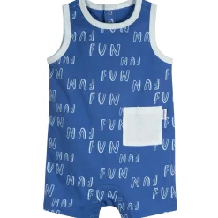 3-Pack Baby Boys Fun Rompers