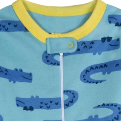 4-Pack Baby Boys Gators Snug Fit Footed Pajamas