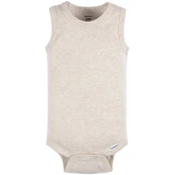 5-Pack Baby Boys Green Stars Sleeveless Onesies® Bodysuits
