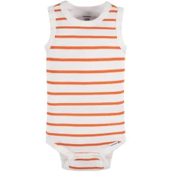 5-Pack Baby Boys Green Stars Sleeveless Onesies® Bodysuits
