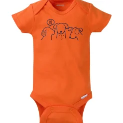 8-Pack Baby Boy Short Sleeve Puppy Onesies® Brand Bodysuits