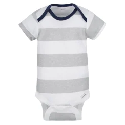 8-Pack Baby Boy Short Sleeve Puppy Onesies® Brand Bodysuits