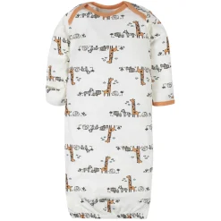 4-Pack Baby Boys Jungle Gowns