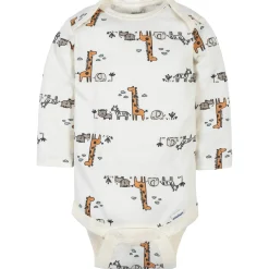 6-Pack Baby Boys Jungle Long Sleeve Onesies® Bodysuits
