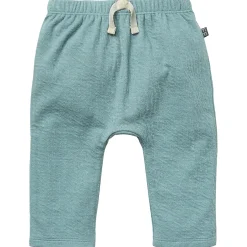 2-Pack Baby Boys Light Beige Stripe & Teal Harem Pants
