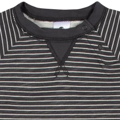 2-Pack Baby Boys Light Gray Tie Dye & Striped Raglan Sleeve Romper