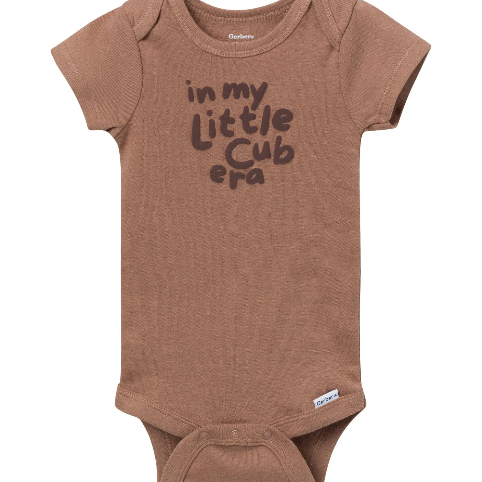 3-Pack Baby Boys Little Cub Short Sleeve Onesies® Bodysuits