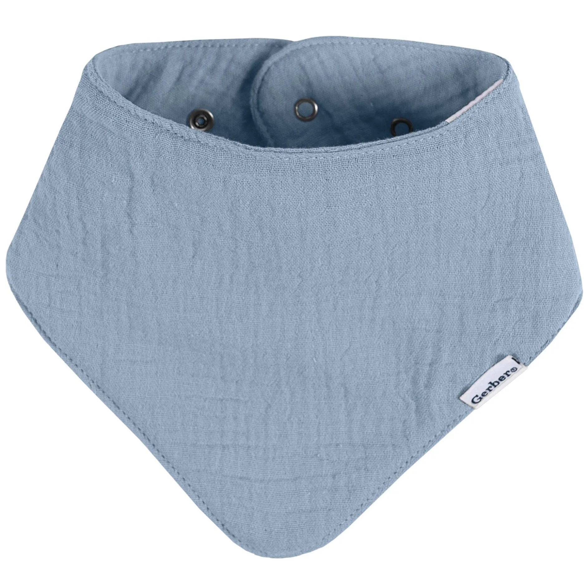 10-Pack Baby Boys Multi Blue Muslin Bandana Bibs