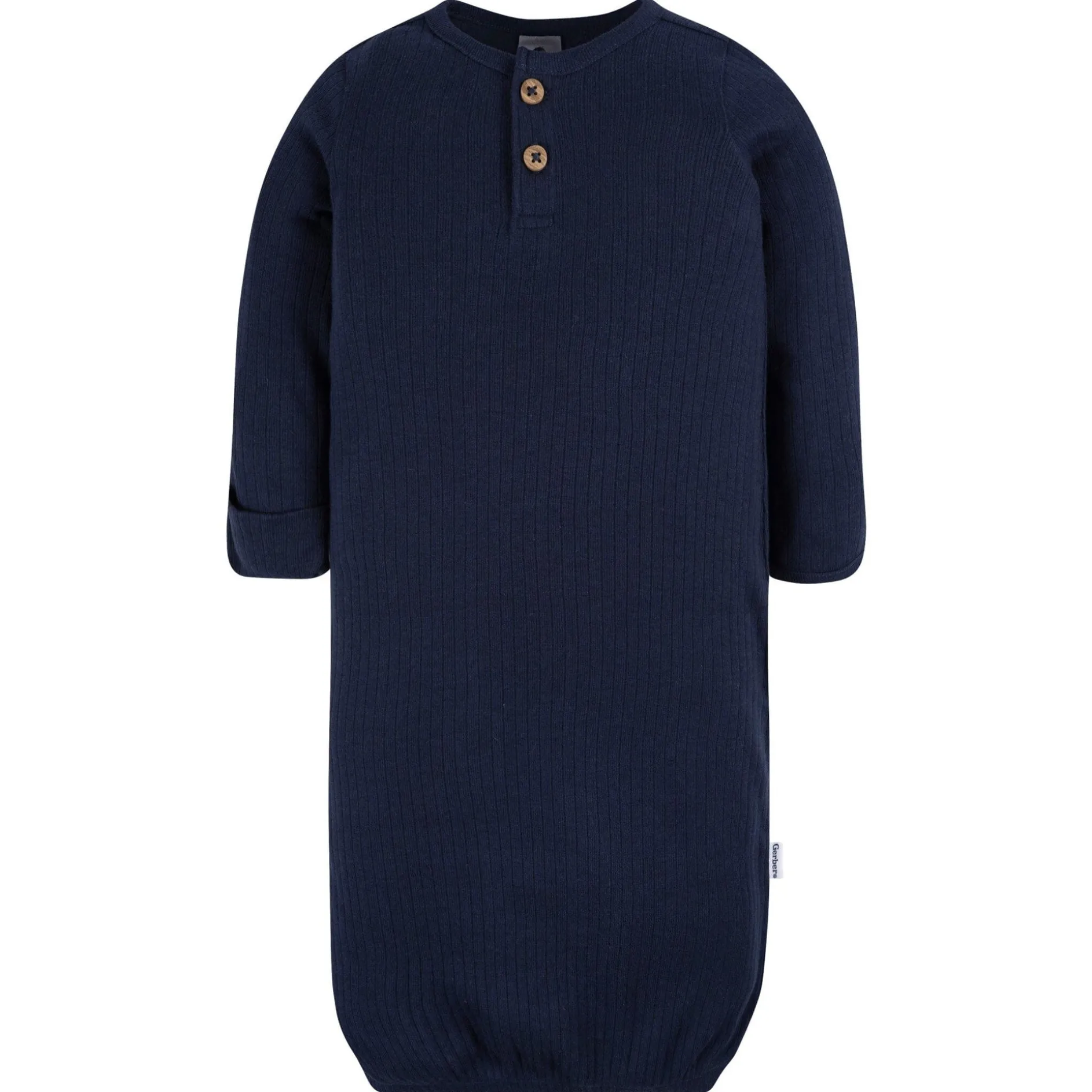 4-Pack Baby Boys Navy Dogs Gowns