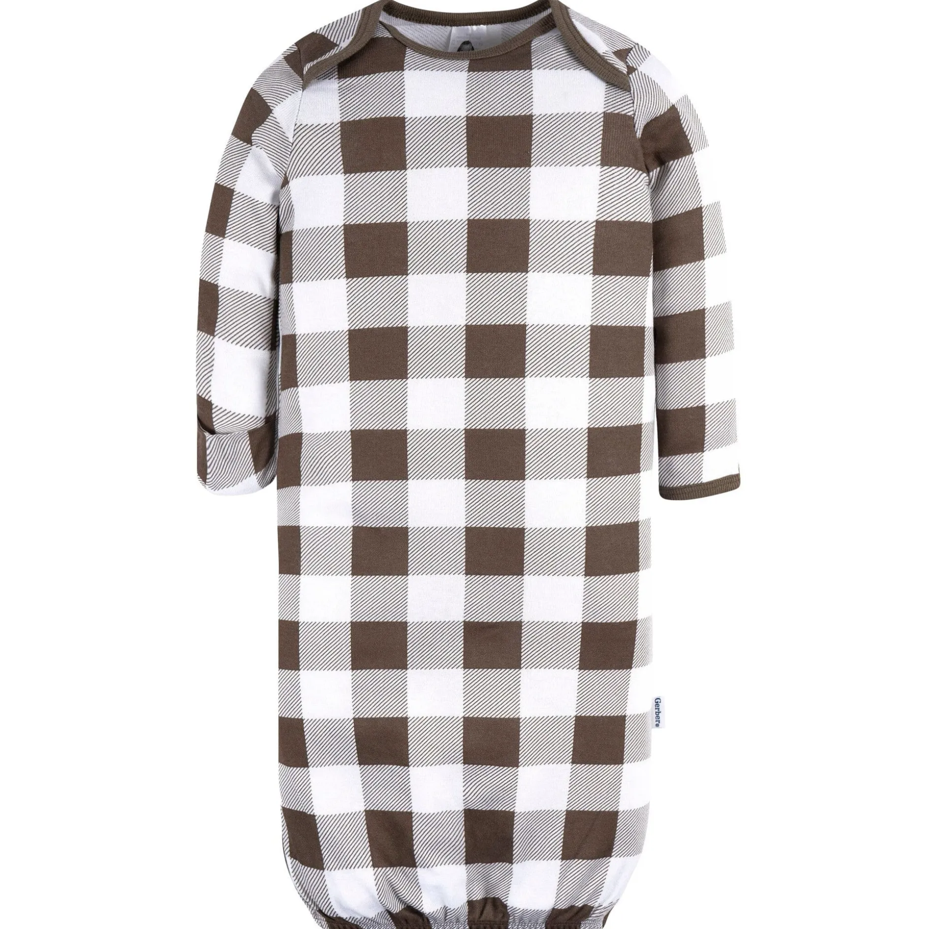 4-Pack Baby Boys Navy Dogs Gowns