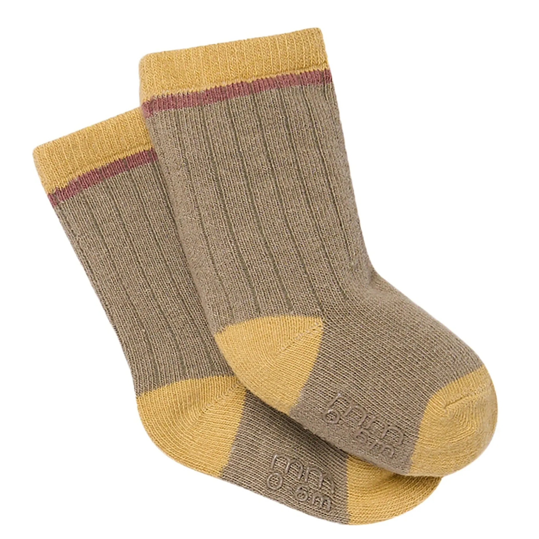 3-Pack Baby Boys Neutral Colorblock Socks
