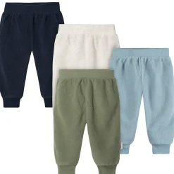 4-Pack Baby Boys Oatmeal Heather Fleece Pants