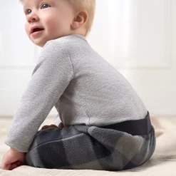4-Pack Baby Boys Plaid Fleece Pants
