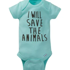 8-Pack Baby Boys Short-Sleeve Fox Onesies® Bodysuits