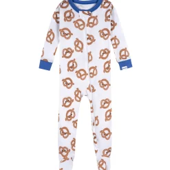 4-Pack Baby Boys Snack Truck Snug Fit Footed Pajamas