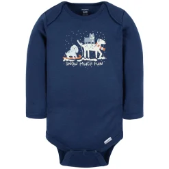 6-Pack Baby Boys Snow Much Fun Onesies® Bodysuits