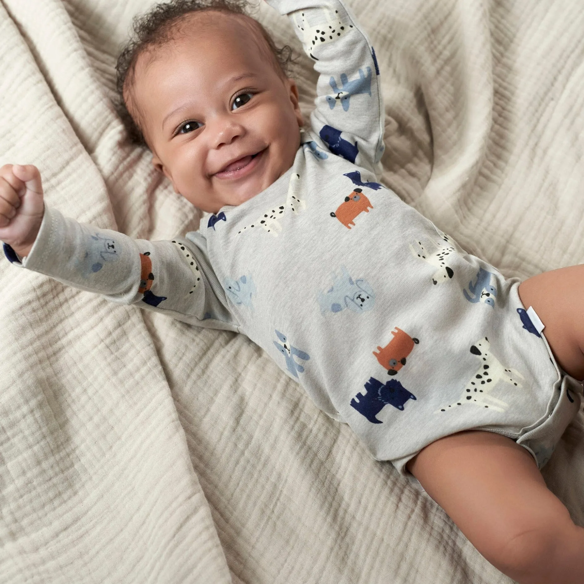 6-Pack Baby Boys Snow Much Fun Onesies® Bodysuits