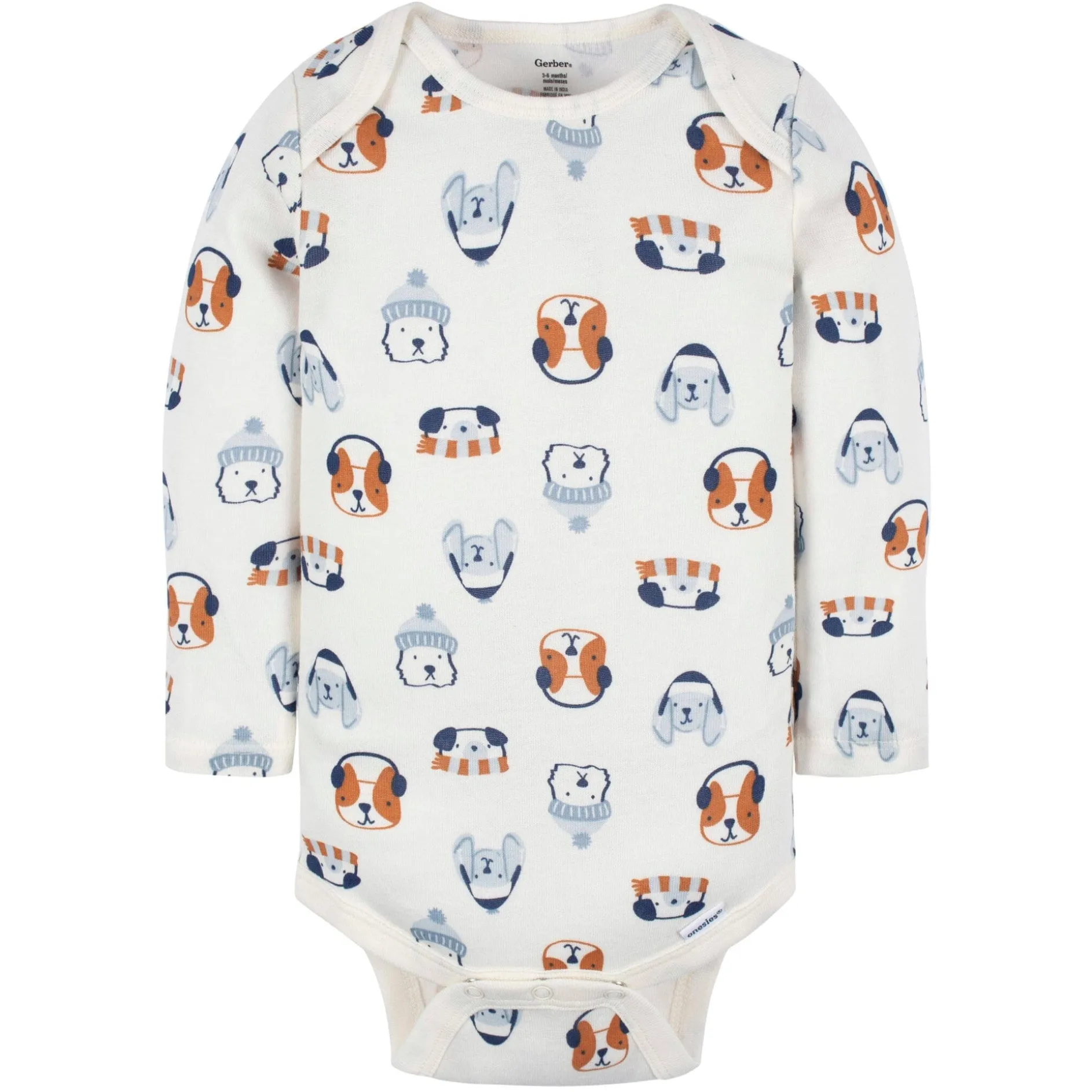 6-Pack Baby Boys Snow Much Fun Onesies® Bodysuits